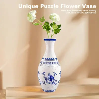 3D-Puzzle-Vase – Dekorative Blumenvase mit abnehmbarem Wasserbecher Mivoza Deutschland