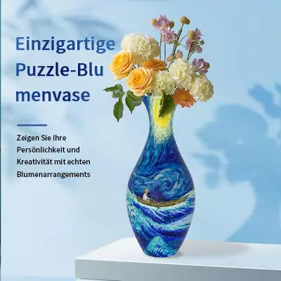3D-Puzzle-Vase – Dekorative Blumenvase mit abnehmbarem Wasserbecher Mivoza Deutschland