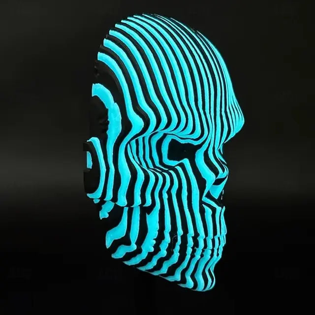 3D Quantum-Leuchtschädel — Magische Atmosphäre aus Licht & Schatten Mivoza Deutschland