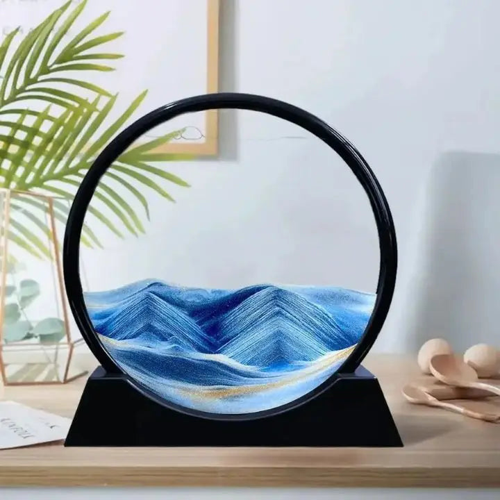 3D Sanduhr – Tiefsee-Sandkunst für Entspannung und Dekoration Mivoza Deutschland