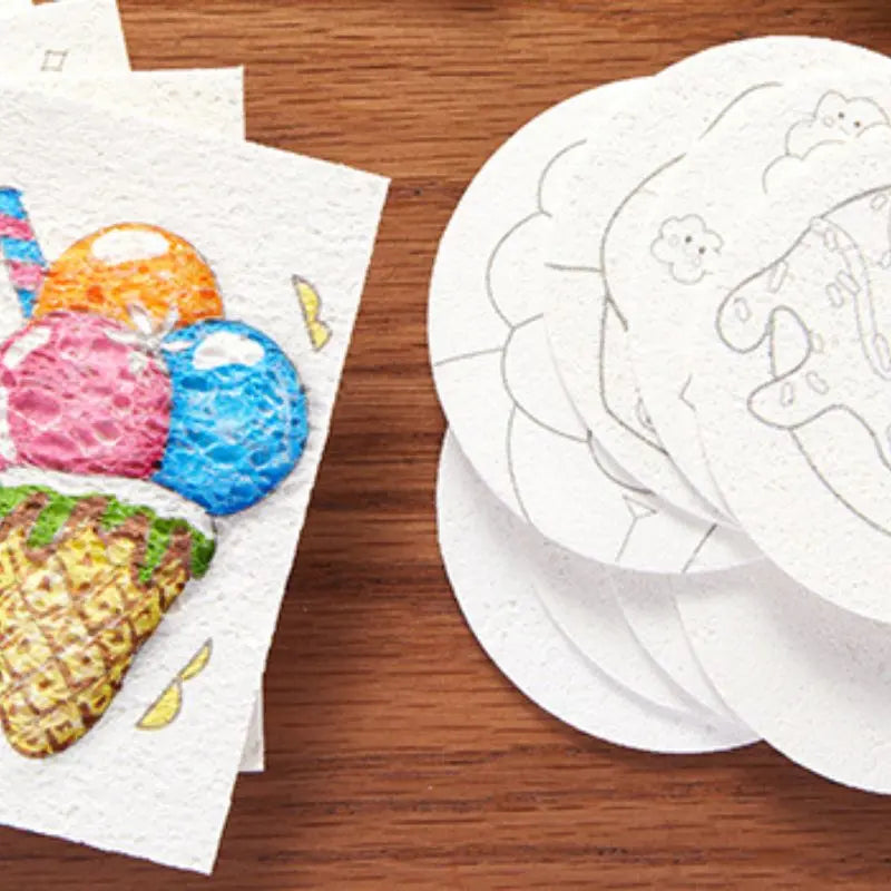3D Schaumkunst Set — verleiht flachen Designs auffällige Tiefe und Farbe Mivoza Deutschland