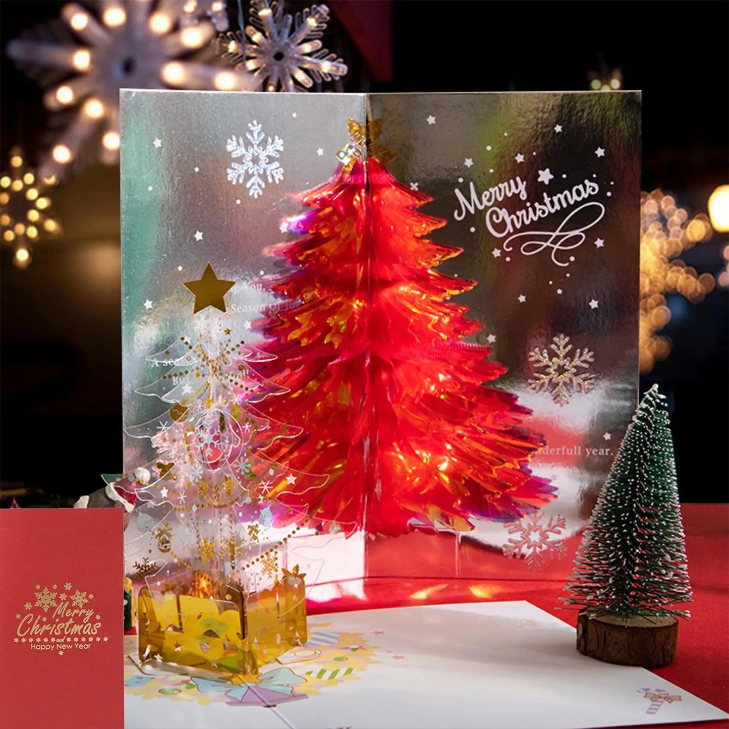 3D Weihnachtskarten — Entfalten eine funkelnde Überraschung Mivoza Deutschland