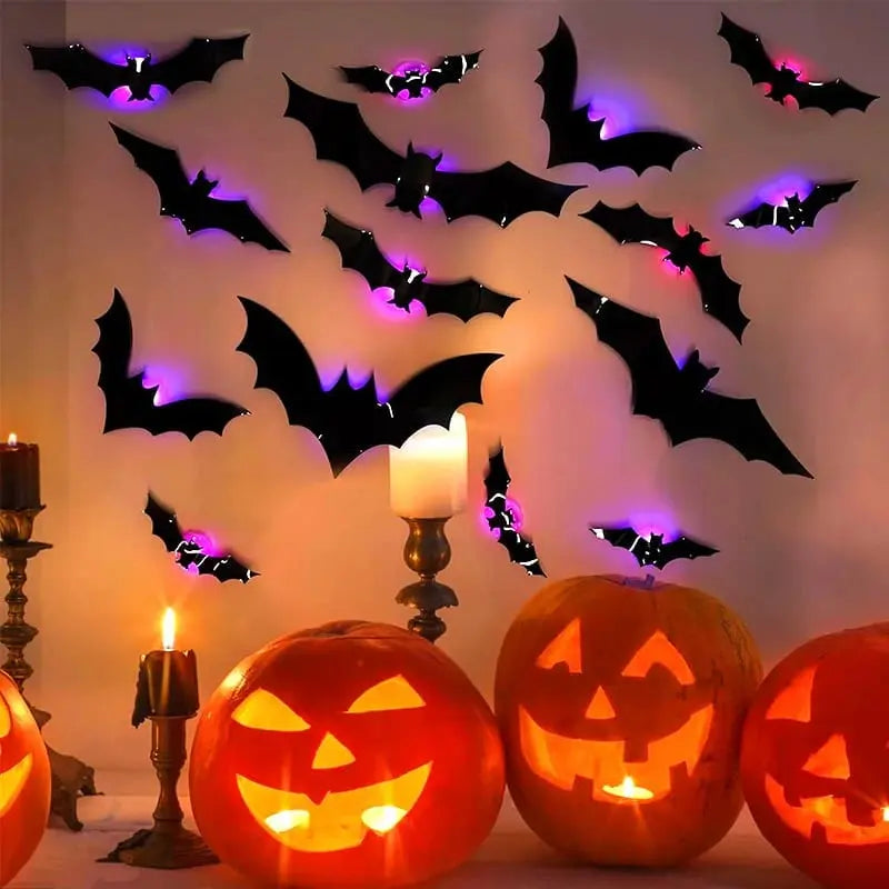 3D fliegende Halloween-Fledermaus-Wanddekorationen Mivoza Deutschland
