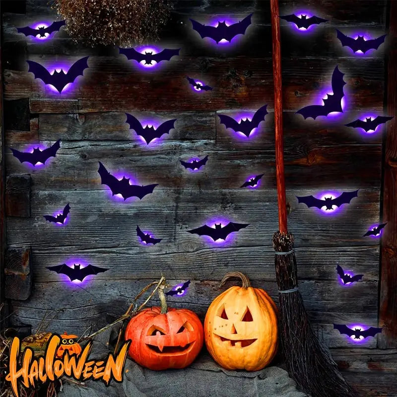 3D fliegende Halloween-Fledermaus-Wanddekorationen Mivoza Deutschland