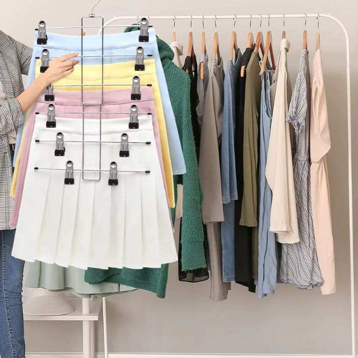 Multifunktionaler Kleiderbügel mit 12 Clips – Platzsparend, Drehbar Mivoza Deutschland
