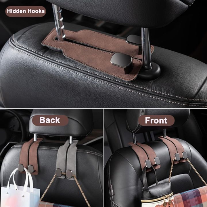 1+1 Gratis | Auto-Kopfstützenhaken – Doppelhaken für Taschen und Zubehör Mivoza Deutschland