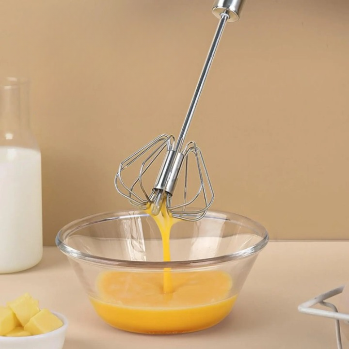 1+1 Gratis | Edelstahl Schneebesen – Halbautomatisch mit 360° Rotation Mivoza Deutschland