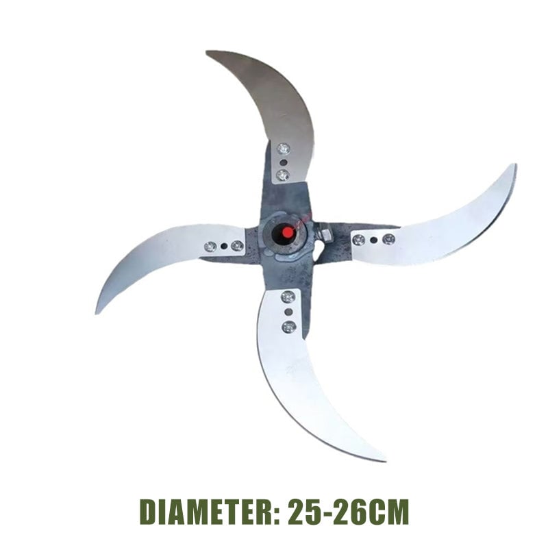 Langlebige Rasenshredder-Klinge für den landwirtschaftlichen Hausgebrauch (25–26 cm Durchmesser) Mivoza Deutschland