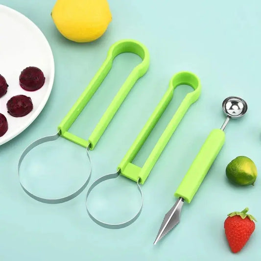 4-in-1 Edelstahl-Fruchtschneider-Set Mivoza Deutschland