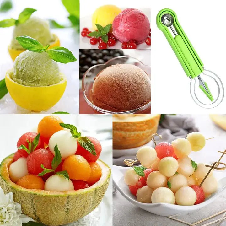 4-in-1 Edelstahl-Fruchtschneider-Set Mivoza Deutschland