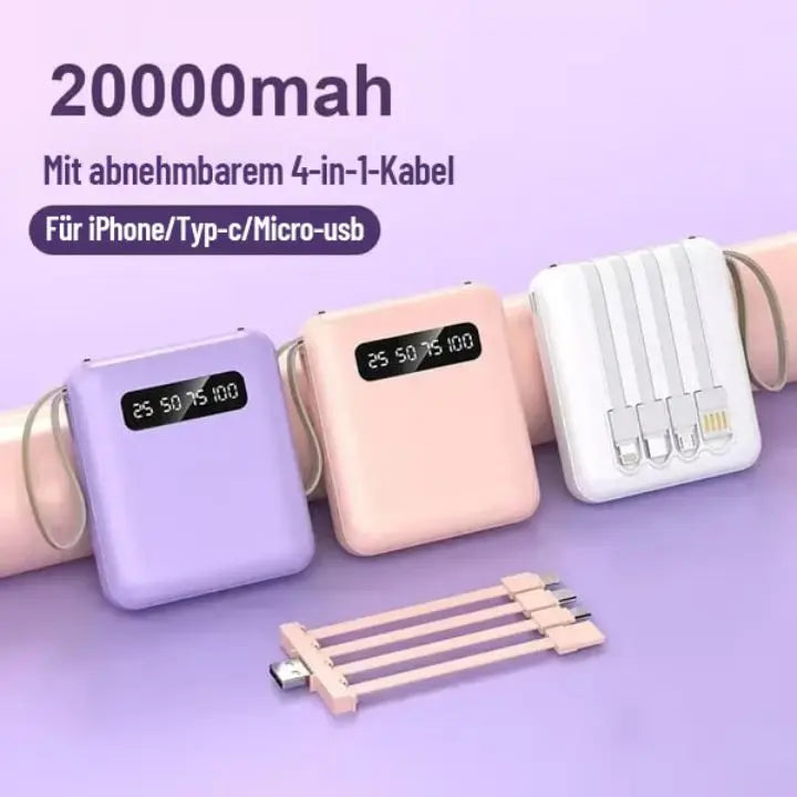 4-in-1 Powerbank Schnellladung – Kompakt & Leistungsstark Mivoza Deutschland