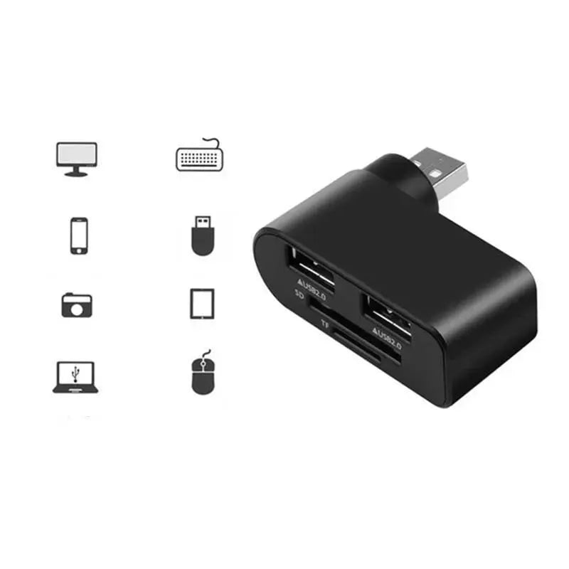 4-in-1 drehbarer USB-Hub – Mehr Anschlüsse, weniger Chaos Mivoza Deutschland