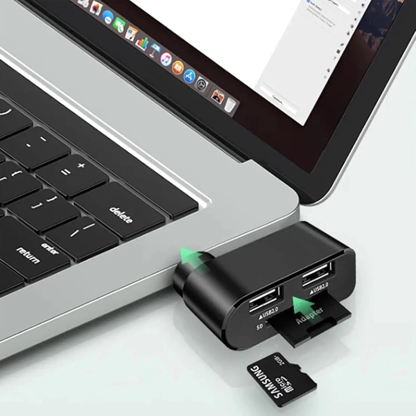 4-in-1 drehbarer USB-Hub – Mehr Anschlüsse, weniger Chaos Mivoza Deutschland