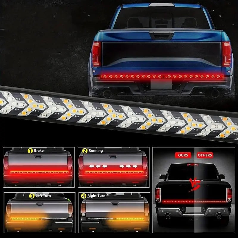 48-Zoll zweifarbiger LED-Hecklichtstreifen – Helles Fahrzeugsignallicht Mivoza Deutschland