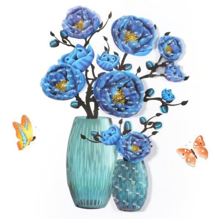 3D-Vasen-Wandsticker – Abnehmbare Blumendeko Mivoza Deutschland