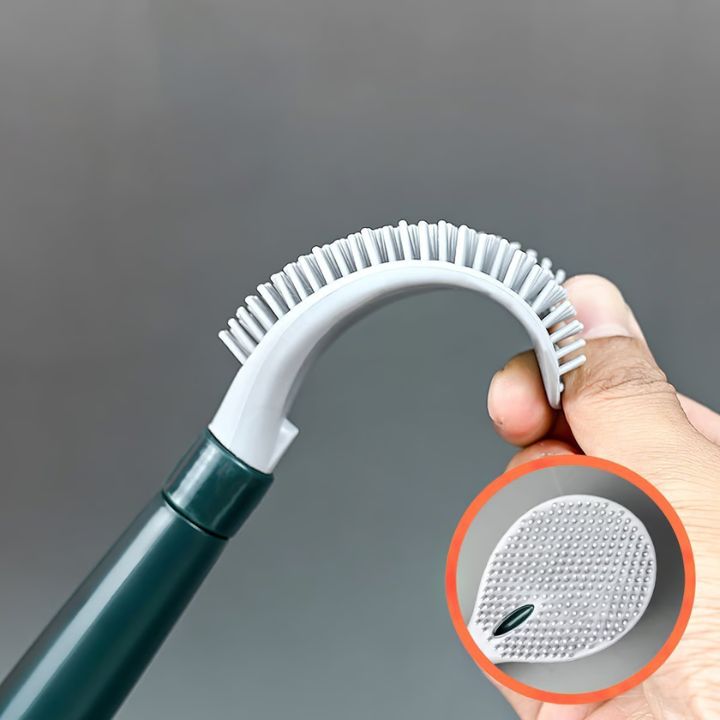 Wand-Toilettenbürste aus Silikon – Mit Spender & langem Griff Mivoza Deutschland
