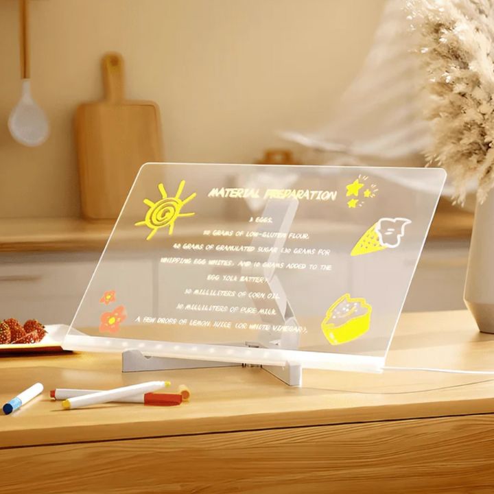 LED-Zaubertafel für Kinder – Acryl Schreibbrett mit Licht Mivoza Deutschland