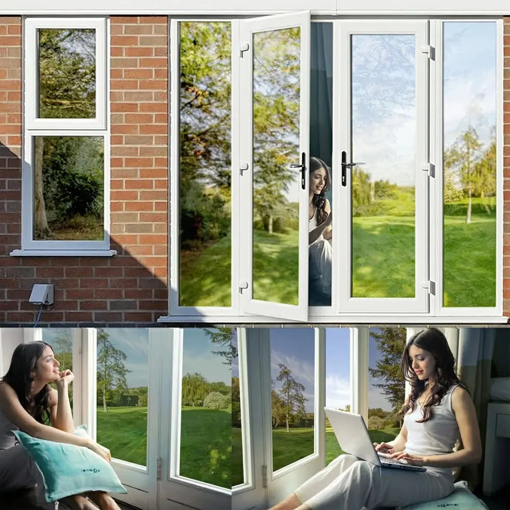 Privatsphäre Sonnenschutz Fensterfolie – Anti-UV Hitzereflektierende Folie Mivoza Deutschland