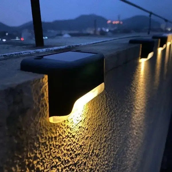 4er-Set Solar-Terrassenlichter – Wetterfestes Außenlicht Mivoza Deutschland