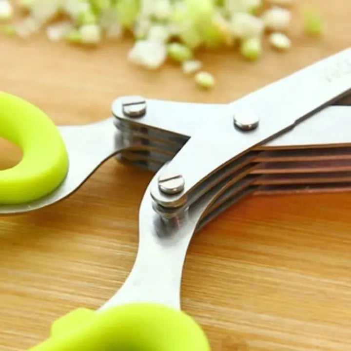 5-Klingen-Küchenschere aus Edelstahl Salatschere Mivoza Deutschland
