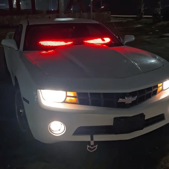 😈 Halloween Spooktacular Deal Alert! 🎃 Devil Eyes LED Sign: App - Controlled, Animated for Car/Truck Windshields Mivoza Deutschland