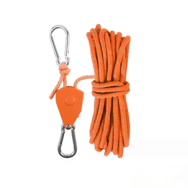 1+1 GRATIS | Winddichtes Outdoor-Seil – 5 m Reflektierendes Nylon mit Karabiner Mivoza Deutschland