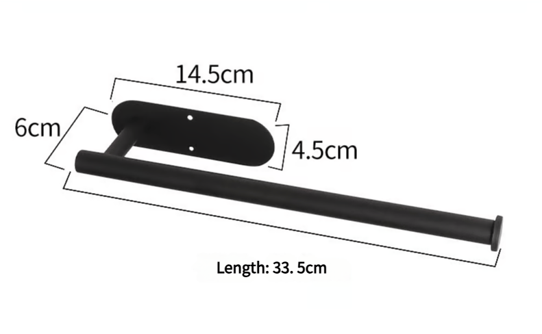 2er-Set Wandmontierter Papierrollenhalter – ohne Bohren, platzsparend & modern! Mivoza Deutschland