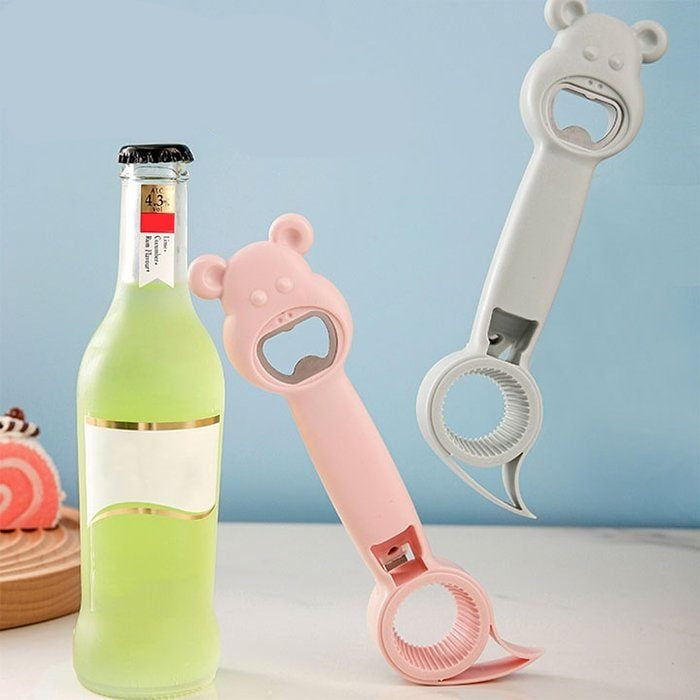 1+1 Gratis | 4-in-1 Flaschenöffner – Einfacher Griff & Vielseitiges Design Mivoza Deutschland