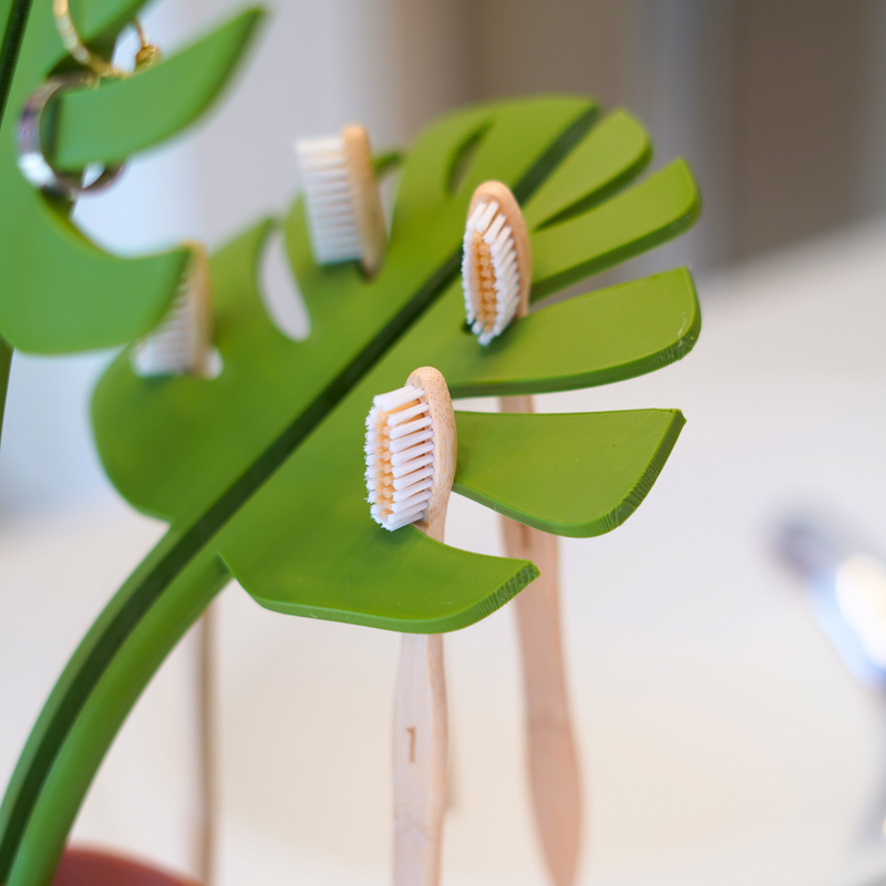 Monstera Spiegelmontierter Badezimmer-Organizer - Platzsparend mit Stilvollem Design Mivoza Deutschland