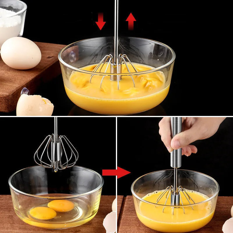 1+1 Gratis | Edelstahl Schneebesen – Halbautomatisch mit 360° Rotation Mivoza Deutschland