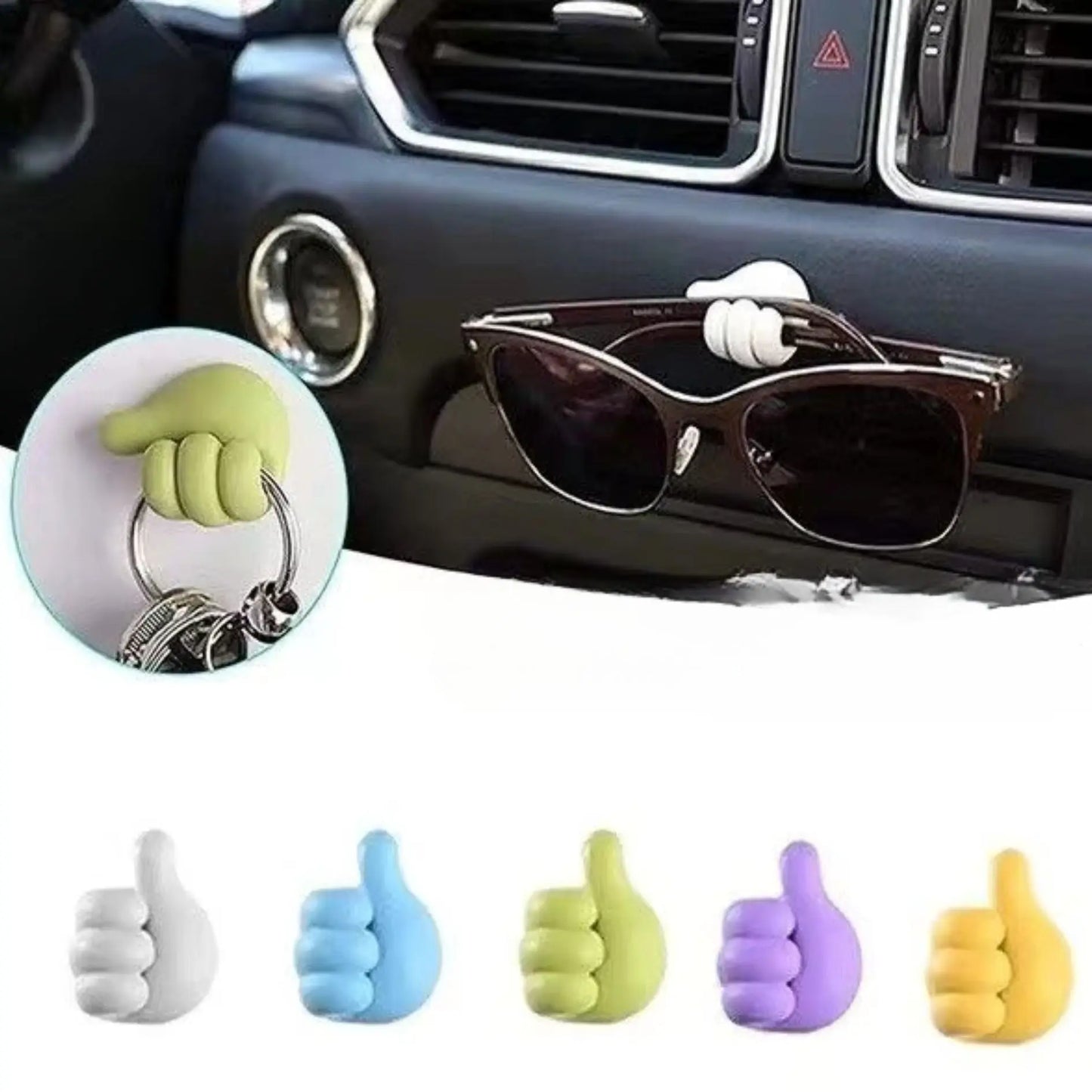 5+5 Gratis | Daumen Hoch Form Wandhaken Organizer Mivoza Deutschland
