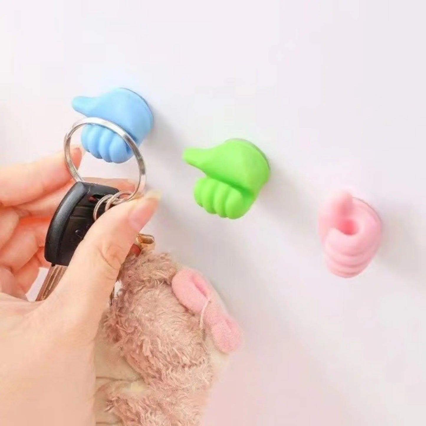 5+5 Gratis | Daumen Hoch Form Wandhaken Organizer Mivoza Deutschland