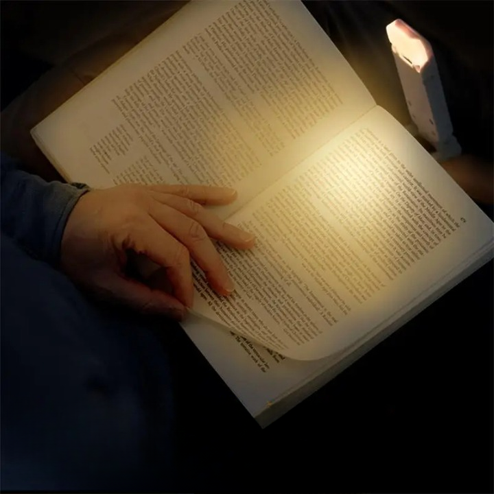Wiederaufladbare LED-Leseleuchte mit Clip – Sanftes Licht zum Lesen Mivoza Deutschland