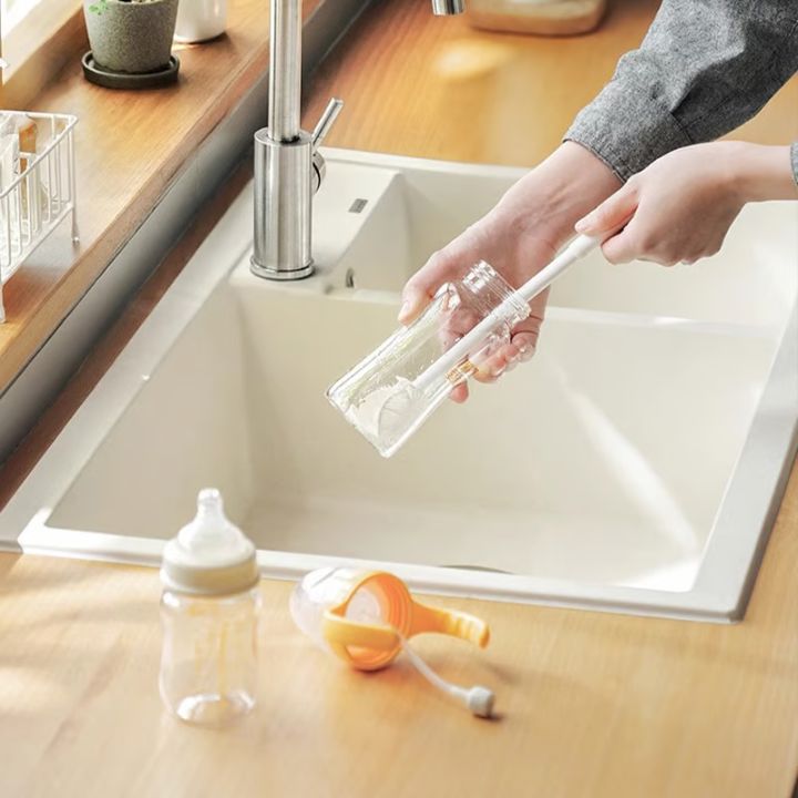 Flexibler Silikon-Flaschenbürste – Hygienereiniger für Gläser Mivoza Deutschland