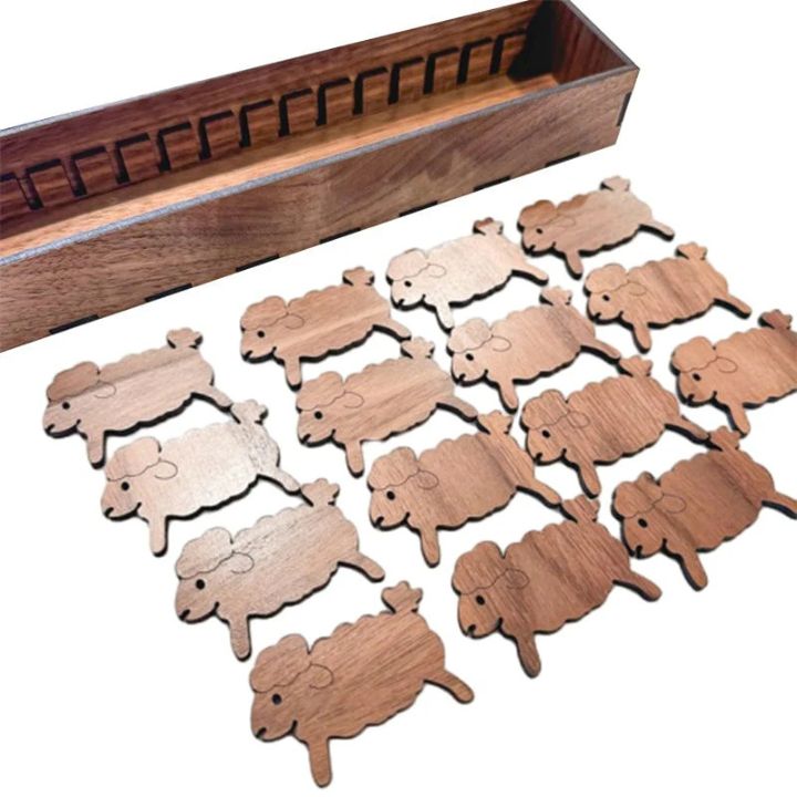 Holzspulen-Set mit Tiermotiven – Organizer für Stickgarn (15 Spulen) Mivoza Deutschland