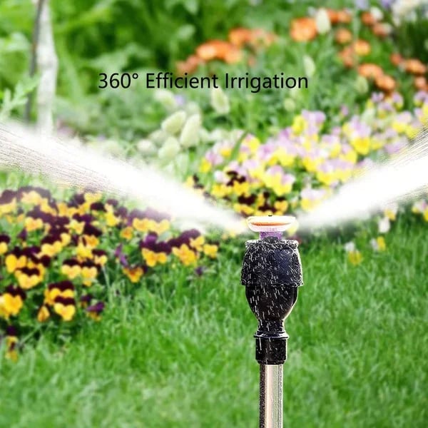 Rotierendes Dreibein-Sprinkler-Set mit Gratis-Gewindeverbinder Mivoza Deutschland