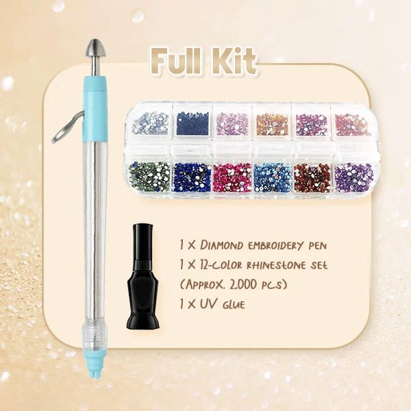 Komplettset für DIY-Diamantstickerei mit Stickstift Mivoza Deutschland