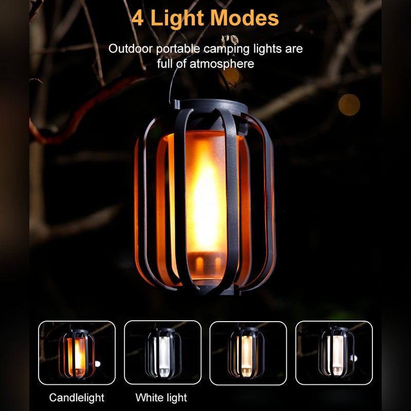 Solar Lantern Outdoor Light with 4 Modes Mivoza Deutschland