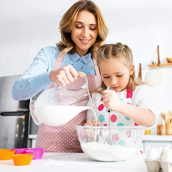 1+1 Gratis | Edelstahl Schneebesen – Halbautomatisch mit 360° Rotation Mivoza Deutschland