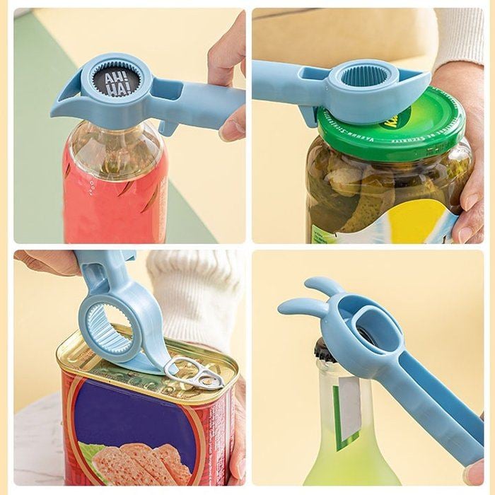 1+1 Gratis | 4-in-1 Flaschenöffner – Einfacher Griff & Vielseitiges Design Mivoza Deutschland