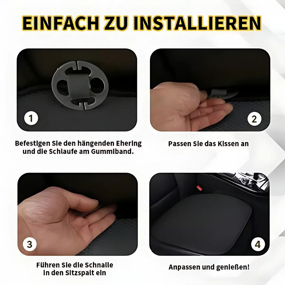 Atmungsaktive, rutschfeste autositzbezüge aus eisseide Zorenza