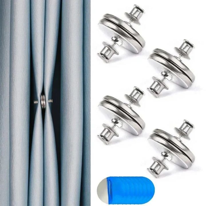 4 Stücke | Magnetischer Vorhang-Clip - Elegante Falten ohne Nähen Mivoza Deutschland