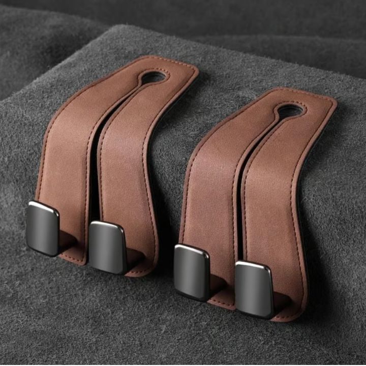 1+1 Gratis | Auto-Kopfstützenhaken – Doppelhaken für Taschen und Zubehör Mivoza Deutschland