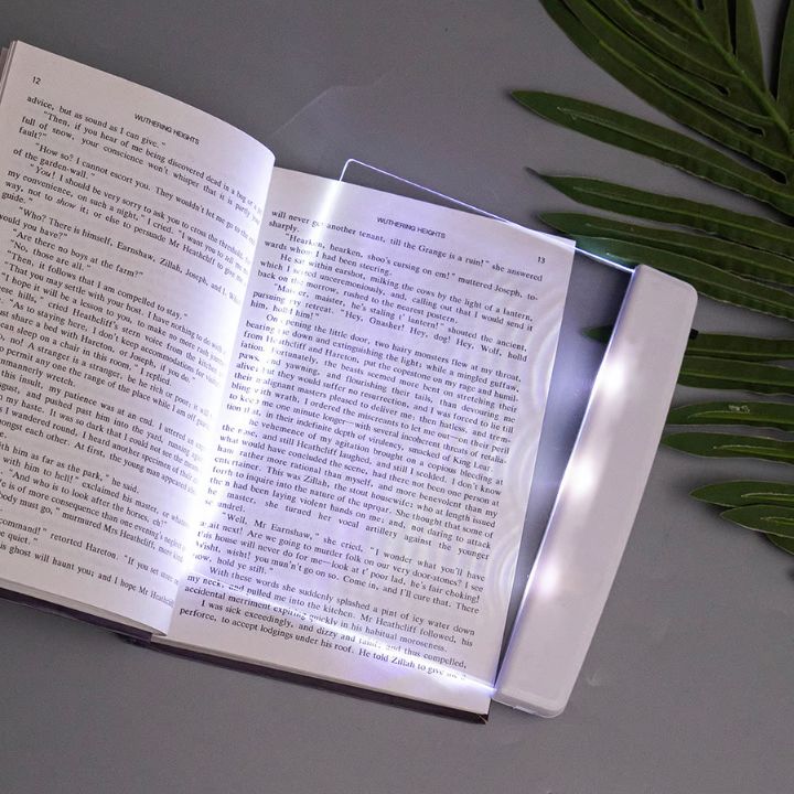 LED Leselampe Flachpanel – Nachtlicht mit 2 Helligkeitsstufen & Augenschutz Mivoza Deutschland