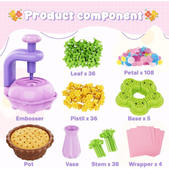 DIY Blumen-Bouquet-Set — Fördert Kreativität & Fantasie der Kinder