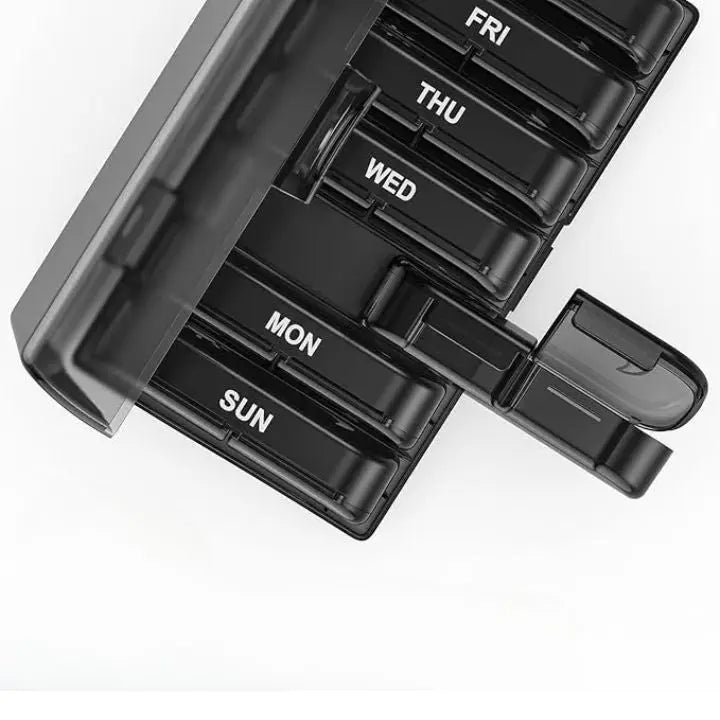 7-Tage AM/PM Tablettenbox – Tragbare Pillenbox für Woche & Reise Mivoza Deutschland
