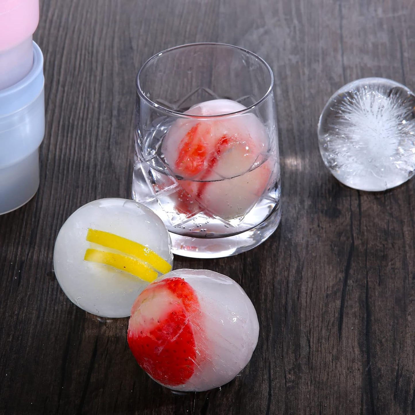 5 Stück Langsam schmelzende Eisball-Formen Mivoza Deutschland