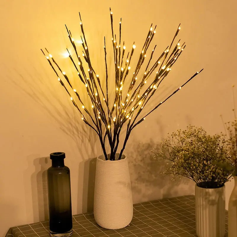 Batteriebetriebene verstellbare LED-Zweigdekoration Lichterkette Mivoza Deutschland