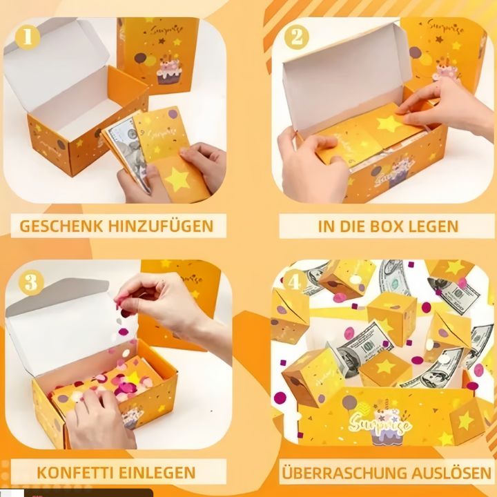 Überraschungs-Geschenkbox – Ideal für Geburtstage & Anlässe Mivoza Deutschland