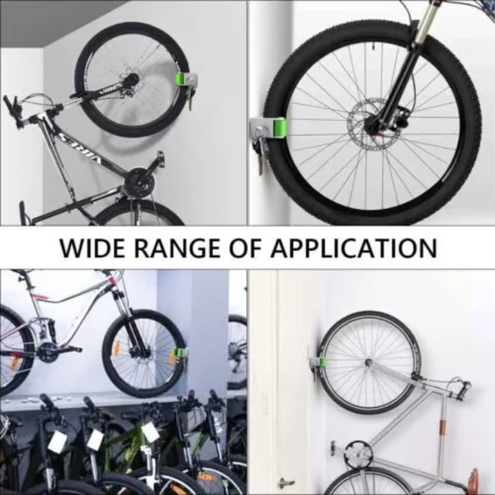 3 Stücke Wand-Fahrradhalter – Platzsparende Aufbewahrung für alle Bikes Mivoza Deutschland